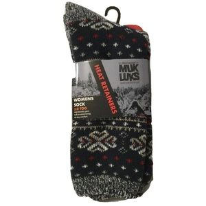 MUK LUKS Women's Heat Retainers Socks Insulated 3.0 TOG socks NEW